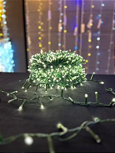 PISCA FESTÃO 1600 LEDS 50 METROS BRANCO NEUTRO COM STROBO BIVOLT - PRÉ VENDA 2026