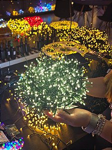 PISCA FESTÃO 900 LEDS 20 METROS BRANCO NEUTRO COM STROBO BIVOLT - PRÉ VENDA 2026