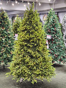ÁRVORE PINHEIRO REALISTA NOVA BASIC 2,10CM 6350 GALHOS EMBORRACHADOS PE 650 LEDS BIVOLT - PRÉ VENDA 2026