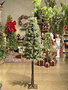 ÁRVORE PINHEIRO FOREST COM PINHAS 1,95CM 241 GALHOS
