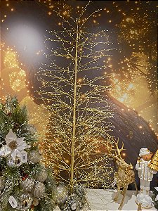 ÁRVORE DE FIO DE FADA 2,10CM 2700 LEDS WARM FIXO BIVOLT - PRÉ VENDA 2026