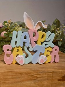 PLACA DE PÁSCOA HAPPY EASTER 28CM