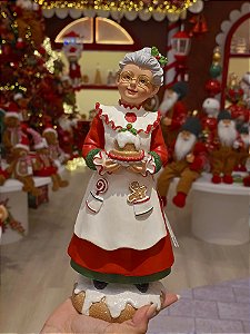 MAMÃE NOEL CONFEITEIRA 29CM - PRÉ VENDA 2026
