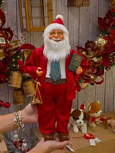 PAPAI NOEL EM PÉ ADVOGADO 45CM - PRÉ VENDA 2026