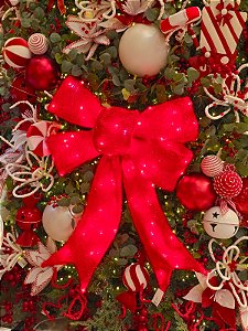 LAÇO ILUMINADO 84 LEDS WARM 50CM - PRÉ VENDA 2026