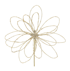 FLOR ARAMADA DOURADA 25CM - PRÉ VENDA 2026