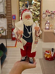 PAPAI NOEL COLECIONÁVEL VETERINÁRIO 28CM - PRÉ VENDA 2026