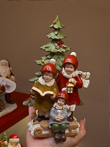 CORAL DE CRIANÇAS EM RESINA 21CM - PRÉ VENDA 2026