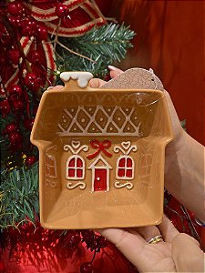 PETISQUEIRA EM FORMATO DE CASA GINGER 14CM - PRÉ VENDA 2026