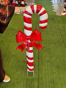 PLACA EM METAL BENGALA COM LAÇO 112,5CM USO EXTERNO - PRÉ VENDA 2026