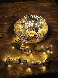 PISCA FESTÃO STROBO 500 LEDS 10 METROS WARM BIVOLT USO INTERNO E EXTERNO - PRÉ VENDA 2026