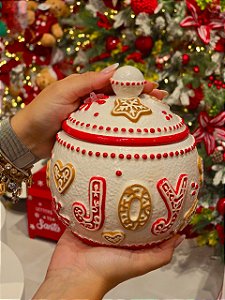 POTE BOLA COM TAMPA JOY 16CM - PRÉ VENDA 2026