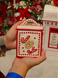 POTE QUADRADO COM TAMPA JOY 13CM - PRÉ VENDA 2026