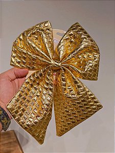 LAÇO ACETINADO DOURADO 22X28CM