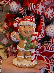 GINGERBREAD COM CANDY 16CM - PRÉ VENDA 2026