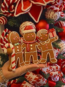 BONECOS GINGERBREAD JOY 11,5CM - PRÉ VENDA 2026