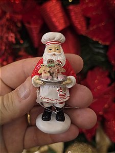 MINI PAPAI NOEL EM RESINA 7,8CM - PRÉ VENDA 2026
