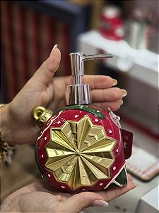 PORTA SABONETE LIQUIDO BOLA CERÂMICA - PRÉ VENDA 2026