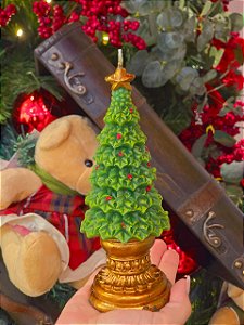 VELA PINHEIRO VERDE 18,7CM - PRÉ VENDA 2026