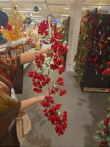 FESTÃO GALHOS COM BERRY E FOLHAS 1,12CM - PRÉ VENDA 2026