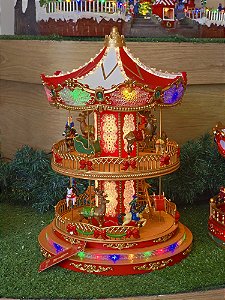 VILA NATALINA CARROSSEL DUPLO 42,5CM - PRÉ VENDA 2026