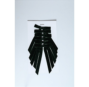 KIT 6 LAÇOS VELUDO VERDE 14X22CM - PRÉ VENDA 2026