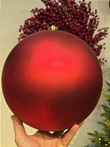 BOLA TRADICIONAL VERMELHA FOSCA 25CM