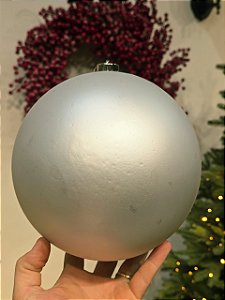 BOLA TRADICIONAL PRATA FOSCA 20CM