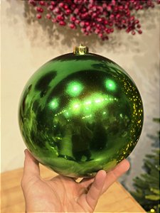 BOLA TRADICIONAL VERDE BRILHANTE 20CM
