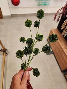 GALHO VERDE DENTE DE LEÃO COM GLITTER 76CM - PRÉ VENDA 2026