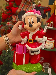 MINNIE COM LAÇO E PRESENTES 30,5CM - PRÉ VENDA 2026