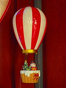 BALÃO ILUMINADO COM BONECO DE NEVE 27,5CM - PRÉ VENDA 2026
