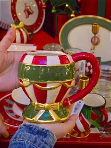 CANECA BALÃO COM LAÇO 12CM - PRÉ VENDA 2026