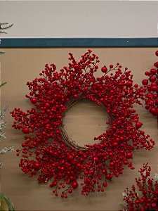 GUIRLANDA COM BERRYS 60CM - PRÉ VENDA 2026