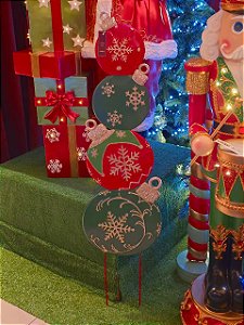 PLACA EM METAL BOLAS 1,23CM USO EXTERNO - PRÉ VENDA 2026