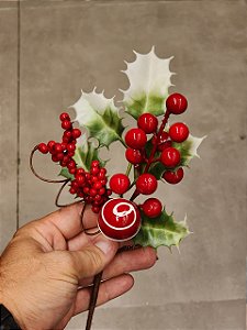 GALHO DECORATIVO BERRY 29CM - PRÉ VENDA 2026