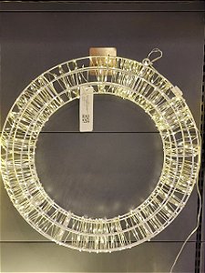 ARO DE LED ARAMADO 50CM 800 LEDS WARM USO INTERNO E EXTERNO BIVOLT - PRÉ VENDA 2026