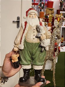 PAPAI NOEL FAZENDEIRO COM BALDE 31CM - PRÉ VENDA 2026