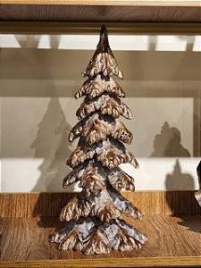 ÁRVORE EM RESINA RÚSTICA MARROM 40CM - PRÉ VENDA 2026