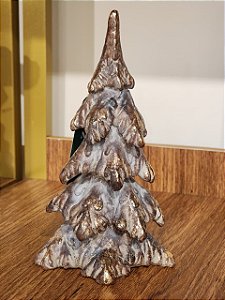 ÁRVORE EM RESINA RÚSTICA MARROM 20,5CM - PRÉ VENDA 2026