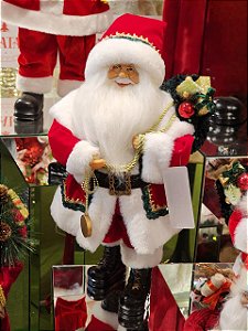 PAPAI NOEL VERMELHO E BRANCO 45CM - PRÉ VENDA 2026