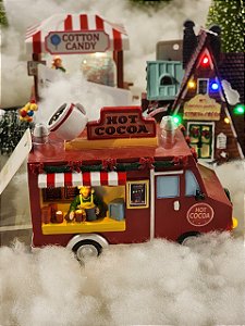 CENÁRIO VILA NATALINA LOJA DE CHOCOLATE QUENTE 15CM - PRÉ VENDA 2026