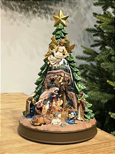 CENÁRIO VILA NATALINA PRESÉPIO COM LED 31,1CM