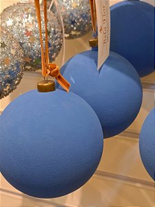 BOLA CAMURÇA AZUL 10CM COM 3 UNIDADES - PRÉ VENDA 2026