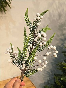 GALHO DECORATIVO FOLHAGEM 60CM