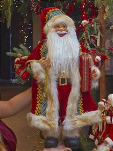 PAPAI NOEL EM PÉ VERMELHO 60CM - PRÉ VENDA 2026