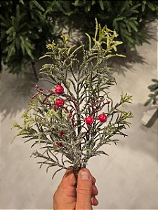 GALHO DECORATIVO BERRY 40CM - PRÉ VENDA 2026