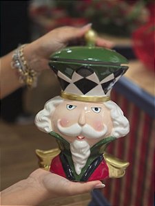 POTE CERÂMICA QUEBRA NOZES 25CM - PRÉ VENDA 2026