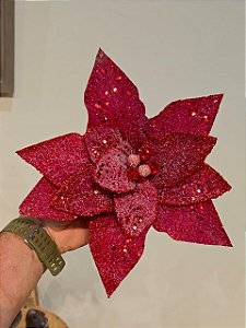 FLOR ARAMADA VERMELHA 27CM