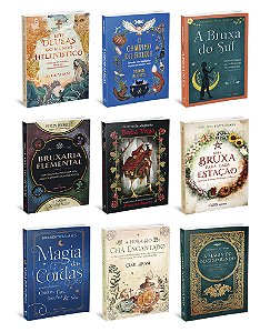 Sete Deusas do Mundo Helenístico + O Caminho da Bruxa + A Bruxa do Sul + Bruxaria Elemental + O Livro de Magia da Baba Yaga + Uma Bruxa Para Cada Estação + Magia das Cordas + A Hora do Chá Encantado + A Magia do Outromundo
